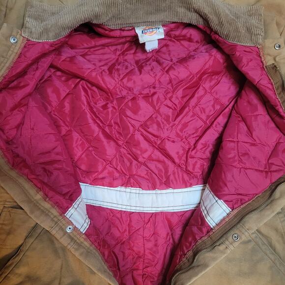 Dickies Insulated Winter Coveralls Overalls Men's Sz 42/44 Length Medium Brown - Picture 4 of 11